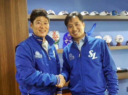 삼성 라이온스는 21일 "이원석과 4년 총 27억원(계약금 15억원, 연봉 3억원)의 조건에 계약했다"고 밝혔다. 사진=삼성 라이온스 제공